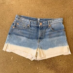 7 for all Mankind Dip-Dyed Shorts